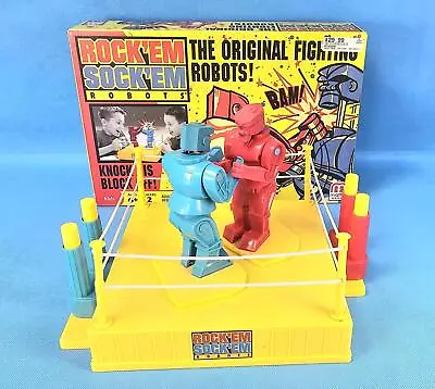 Rockem Sockem Robots Rock Marx Sock Classic Boxing Match Frustration • $18.96