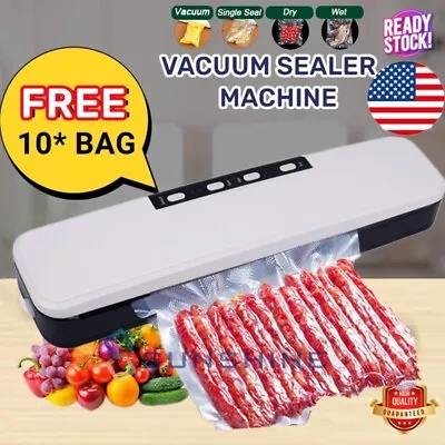 $37.95 • Buy Air Sealing Vacuum/Seal/Wet/Dry Mode | Vacuum Automatic Sealer For Meat Saving