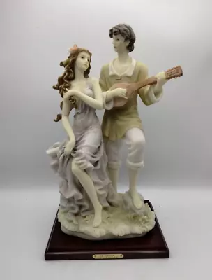 La Verona Collection Figure When A Man Loves A Woman Couple Lute Vintage 14.5  • $35.99