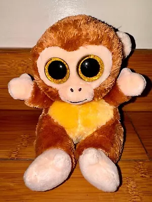 Animotsu Monkey By Keel Toys 6  Plush Beanie Soft Toy With Sparkly Eyes • £10