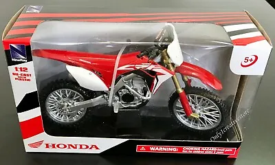 NewRay Honda CRF450R Dirt Bike 1:12 Red • $17.97