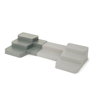 $23.95 • Buy Joseph Joseph - Duo Expandable Tiered Cupboard Organiser Grey