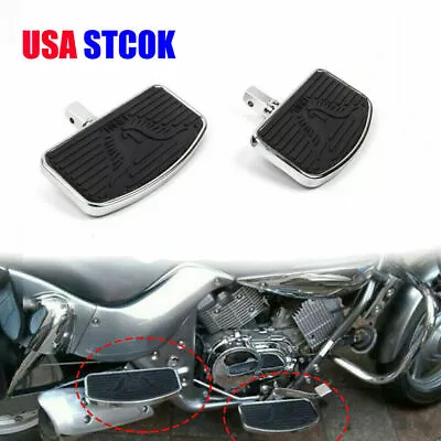 $69 • Buy Front Rider Footboards Floorboards For Yamaha V-Star XVS 400 650 1100 1988-2016