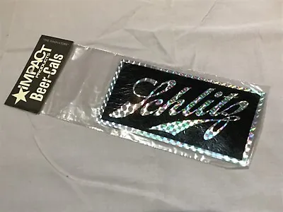 Vintage 1970’s SCHLITZ BEER Prism Metallic Reflective Rainbow STICKER DECAL Nip • $6