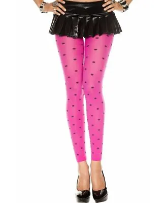 Brand New Opaque Polka Dot Leggings Music Legs 35218 • $10.99