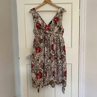 TOPSHOP MATERNITY Floral Design Dress - Size 16  • £5