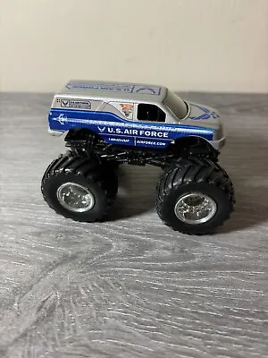 U.s. Airforce Afterburner Military Monster Jam Rev Tredz Truck Hot Wheels 2009 • $18