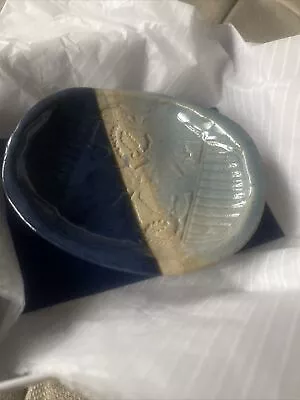Handmade Modern Studio Pottery Ceramic Soap Dish. • £3