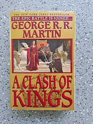 A Clash Of Kings George RR Martin Oversized Paperback 1st Printing • $21.99