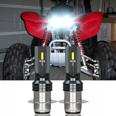 For Honda Sportrax TRX400EX 1999-2008 - 6500K White LED Headlights Bulbs Kit YTB • $12.99