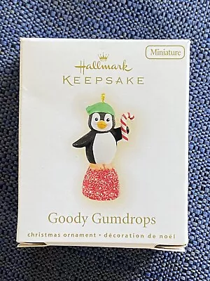 Hallmark 2009 Goody Gumdrops Penguin Gumdrop Candy Miniature Ornament • £26.03
