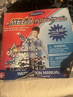 Techno Gears Mega Marble Mania With Booklet Near Complete 6+ Lbs NO BOX • $23