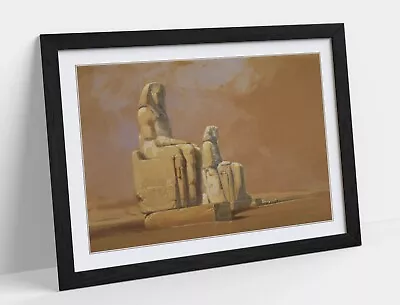 David Roberts Colossi Thebes Egypt -framed Wall Art Poster Print 4 Sizes • £14.99