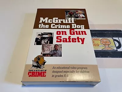 McGruff The Crime Dog On Gun Safety VHS Super RARE Great Shape • $40