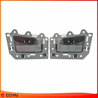 2x Rear Left Right Inside Door Handle For 05 2006-2011 Jeep Grand Cherokee Gray • $18.99