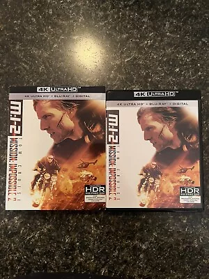 Mission Impossible 2 4K Ultra HD + Blu-ray W/Rare OOP Slipcover! - NO Digital! • $6.50