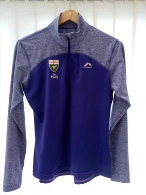 More Mile Size 12 Ladies Fitness Top Running 1/4 Zip Purple Long Sleeves Thumb • £6.99