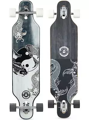 38  Drop Through Longboard Skateboard 70mm Wheels ABEC-7 Bearings Maple Deck NEW • $50.22
