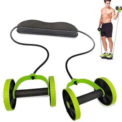 Ab Roller Wheel Exercise Equipment Abdominal Trainer Waist Slimming Workout Tool • $44.59