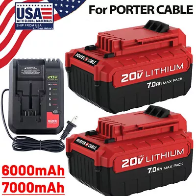 1-2Pack PCC681L For Porter Cable PCC685L 20V MAX Lithium-Ion Battery Or Charger • $24.98