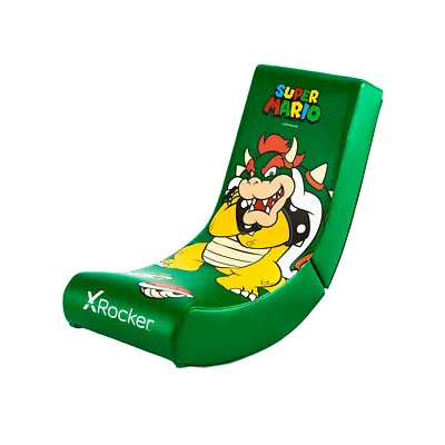 $279 • Buy X-Rocker Nintendo Foldable Video Gaming Rockers Chair Seat All-Star Bowser Green