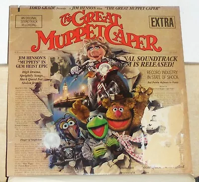 The Muppets – The Great Muppet Caper An Original Soundtrack 1981 Vinyl LP Record • $22.97