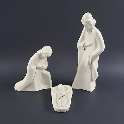Mikasa Holy Night Nativity Set Figurines Fine Porcelain KT421/395 Excellent Cond • $14.99