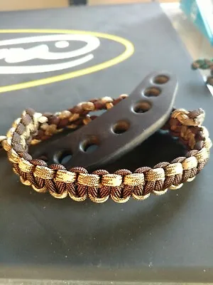 Archery Desert & Walnut Bling Sling Bow Wrist Strap FREE SHIP Mathews Hoyt • $14.50