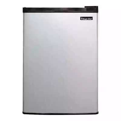 Magic Chef Mini Fridge 2.6-Cu-Ft Stainless W/ Removable Shelves + Can Dispenser • $139.84