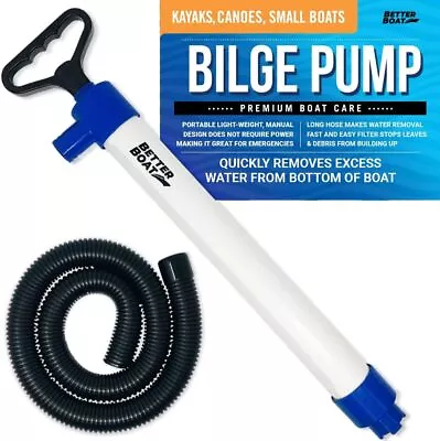 Manual Bilge Pump For Boats Kayak Canoe Hand Water Pump • $33.99