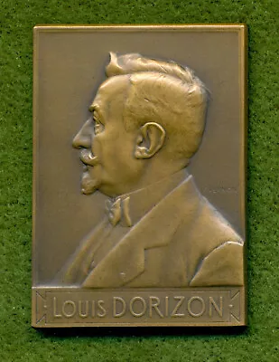 French Art Nouveau Medal By Vernon Elegant Louis Dorizon (1910) • $44