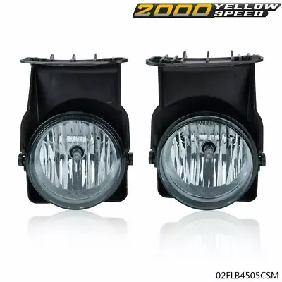 Smoke Front Fog Lights Fit For 03-06 GMC Sierra 1500 2500 3500 Pickup New • $20.97