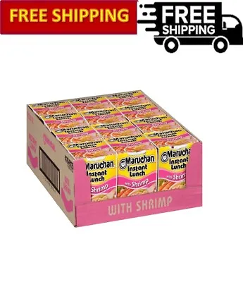 Maruchan Instant Lunch Shrimp Flavor 2.25 Oz (Pack Of 12) • $10.99