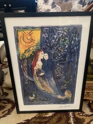 Marc Chagall The Wedding Lithograph Signed Estate Collection  With COA • $420