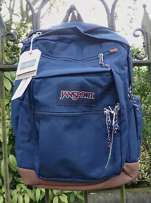 JANSPORT COOL STUDENT  NAVY 34L Backpack - New With Tags • £14.50
