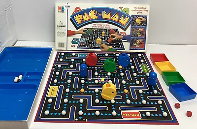 MB Games Pac-Man Board Game 1982 2-4 Player Age 7-14 SK2 • £12.99