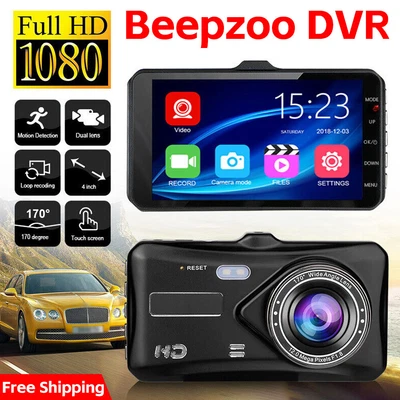 $34.25 • Buy Dash Camera Dual Dash Cam Recorder Reverse Camera Front And Rear Camera 1080P
