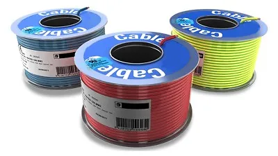 Tri Rated Cable - 100m Drums - 0.5mm 0.75mm 1mm 1.5mm 2.5mm 4mm - All Colours • £18