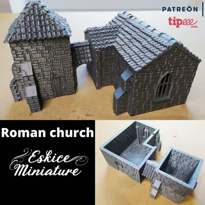 Wargaming Terrain Roman Church Set Bolt Action Battlegroup Flames Of War • £24.99