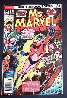 Ms. Marvel #1 Bronze Age Marvel Comics F/VF • £59.99