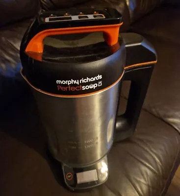 Morphy Richards Perfect Soup 1.6L Model 501025 Stainless Steel Soup Maker • £34.10