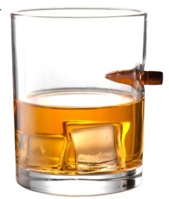 Medium Bullet Glass (250ml) Novelty Glass (for Soft Drinks Whisky Cocktails) • £9.95