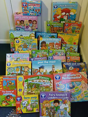 £5.99 • Buy Orchard Toys GAMES COMPLETE FUN EDUCATIONAL Dropdown MENU 32 Items 2 Choose From