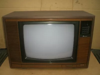 Vintage Mitsubishi CS-1973R  19  CRT Television  READ!! • $200