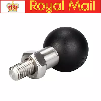 1Inch Ball Base M10 X 1.25 Male Thread Mount | Motorcycle Motorbike For Ram Moun • £7.99