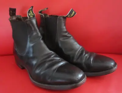 Men’s RM WILLIAMS Black Leather Boots Size 8.5 H CF • $129