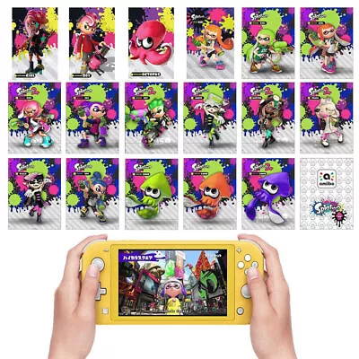 $13.14 • Buy 17Pcs/Set PVC NFC Tag Game Amiibo Card Splatoon 2 Octoling Octopus For Switch.