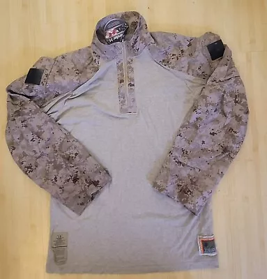 NWT USMC FROG Desert Marpat FR Combat Ensemble Defender Shirt Mens Large-R 32454 • $119.99