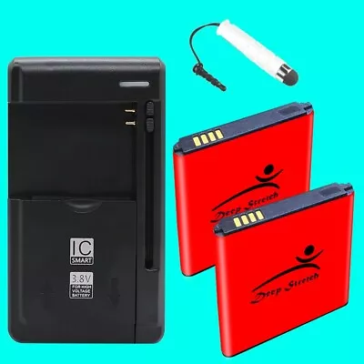 Large Power 2x 2930mAh Battery Quick Charger For Samsung Galaxy Express I8730 • $49.77