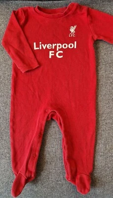 £3 • Buy Unisex Baby LFC Liverpool Football Club Sleepsuit Romper 6-9 Months (702)